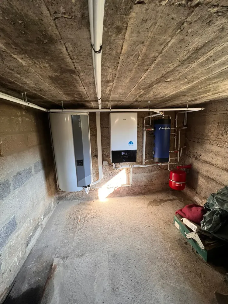 Ballon thermodynamique : pac air:eau chauffage